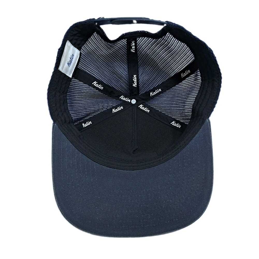 Katin Trucker Hat Cap Blue Snapback Mesh Since 1954 Quality Trunks Vintage Retro - Picture 5 of 6